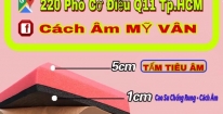 Mẫu Tiêu Âm - Cách Âm Chống Cháy 2018