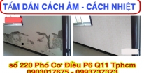 TẤM CÁCH ÂM - CÁCH NHIỆT DÁN TƯỜNG 